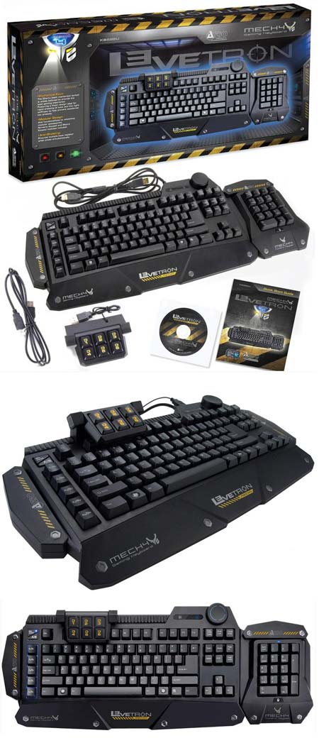 AZiO Levetron Mech4 - крутая геймерская клавиатура повышенной надёжности